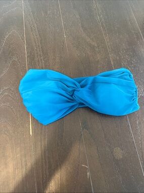 Turquoise Twist Bandeau Top